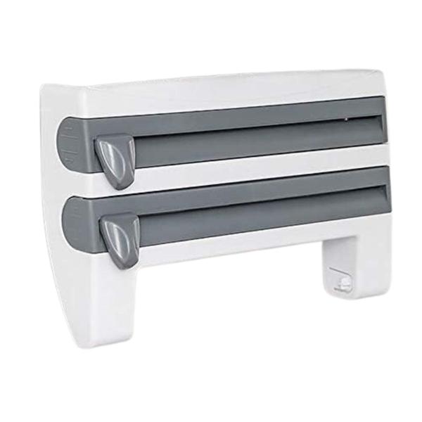 Suporte Papel Toalha Triplo Porta Organizador Dispenser Imagem de Suporte Papel Toalha Triplo Porta Organizador Dispenser