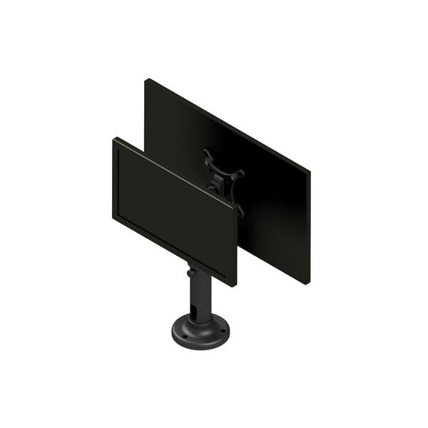 Imagem de Suporte Para 2 Monitores/tvs De Fixação Na Mesa