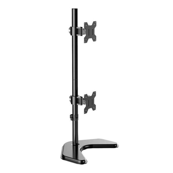 Suporte para 2 monitores vertical de mesa 13" a 32" brasforma Imagem de Suporte para 2 monitores vertical de mesa 13" a 32" brasforma