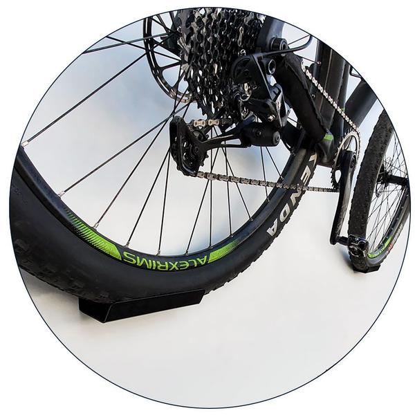 Imagem de Suporte para Bicicleta Bike de Parede Horizontal MTB Speed - Preto