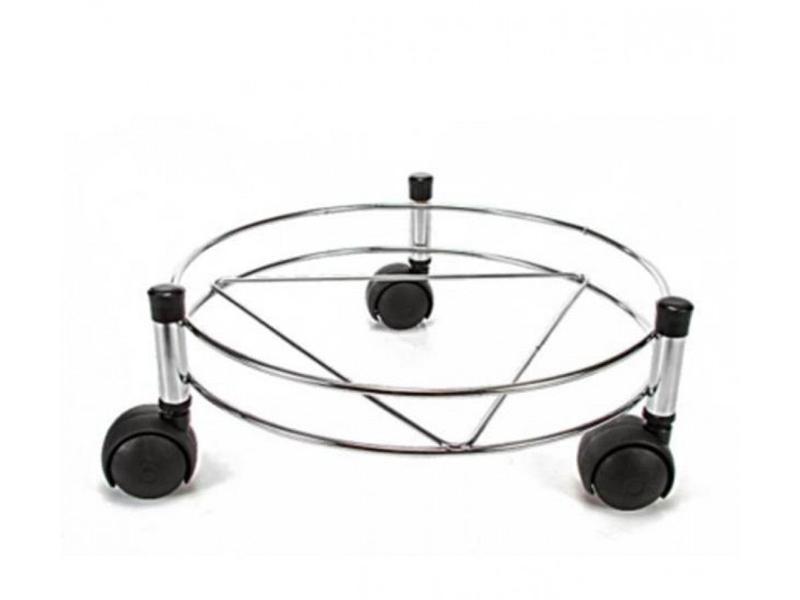 Suporte Para Botijão De Gás De Metal Cromado - Casa Bonita Imagem de Suporte Para Botijão De Gás De Metal Cromado