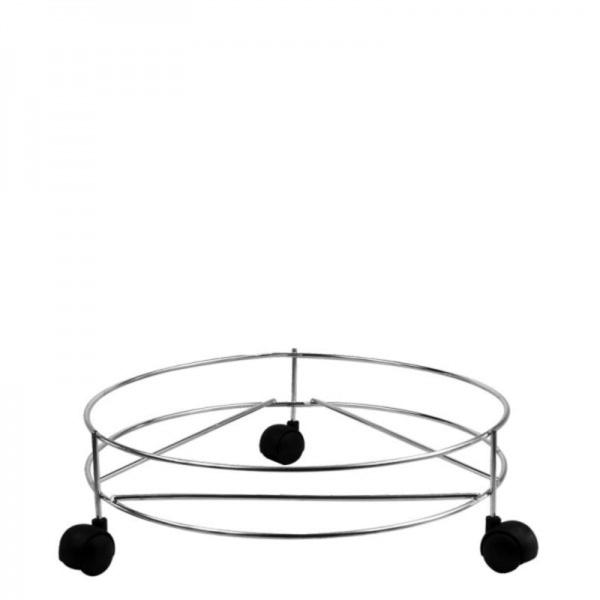 Suporte Para Botijão De Gás De Metal Cromado - Casa Bonita Imagem de Suporte Para Botijão De Gás De Metal Cromado