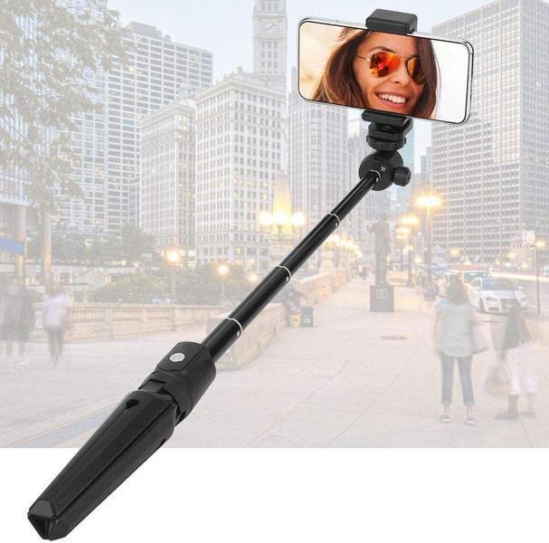 Imagem de Suporte Para Celular Pau de Selfie Com Disparador Bluetooth - S03