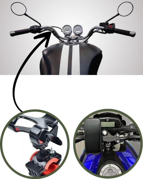 Imagem de Suporte Para Celular Seguro Moto Ou Bike Guidão