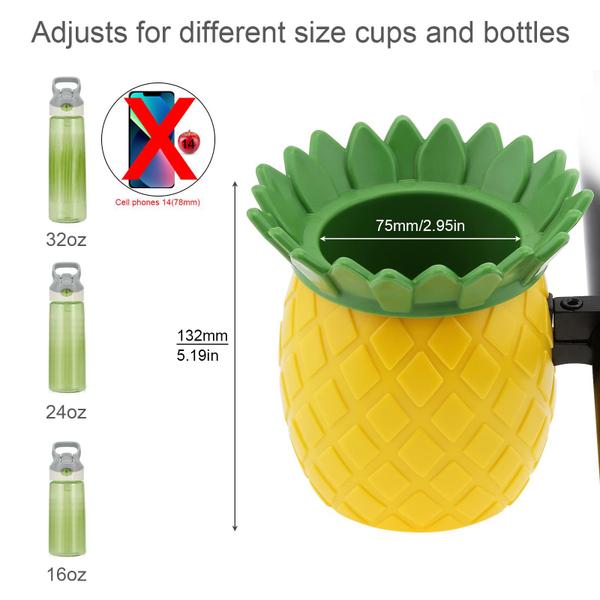 Imagem de Suporte para copos de bicicleta Tobefore Pineapple Bike