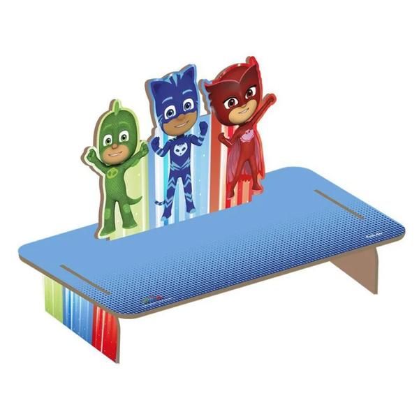 Suporte para Doces de Festa em MDF - PJ Masks - 1 unidade - Festcolor - Rizzo Imagem de Suporte para Doces de Festa em MDF - PJ Masks - 1 unidade - Festcolor - Rizzo