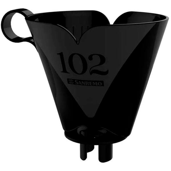 Imagem de Suporte Para Filtro De Café 102 Preto Sanremo