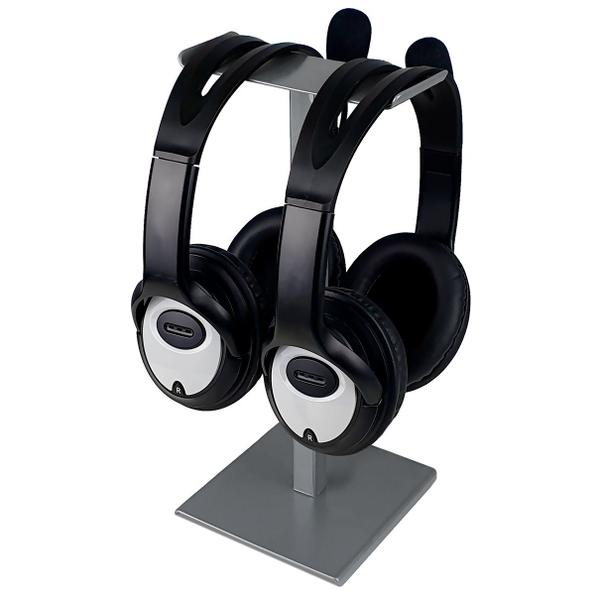 Imagem de Suporte para Fone De Ouvido de Mesa Headset Hedphone Gamer Vexus - Prata