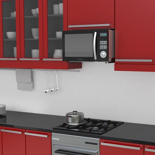 Imagem de Suporte para Forno Microondas e multiuso  Brasforma SBR 5.1 preto