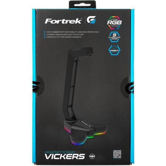 Imagem de Suporte Para Headset Fortrek Vickers RGB Preto