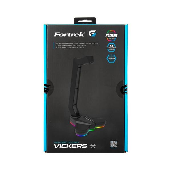 Imagem de Suporte Para Headset Fortrek Vickers RGB Preto