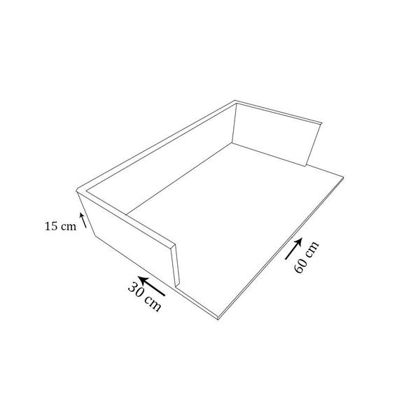 Imagem de Suporte Para Impressora Simples Trovarelli Em Mdf Natural F031