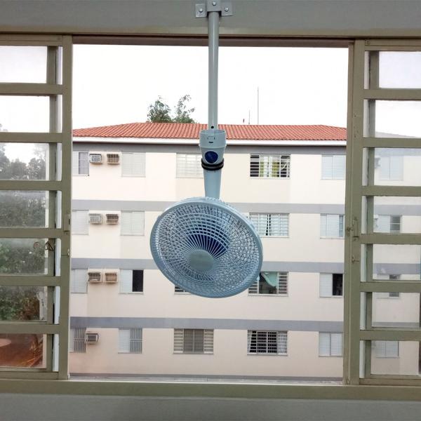 Imagem de Suporte para Instalar Ventilador de Mesa na Parede e Janela Compacto ABL