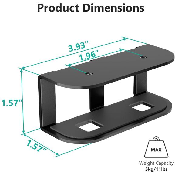 Imagem de Suporte para laptop Under Desk WALI PCH004 para laptop e tablet