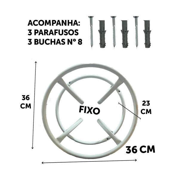 Imagem de Suporte Para Mangueira De Jardim Redondo Fixo Villa Rica