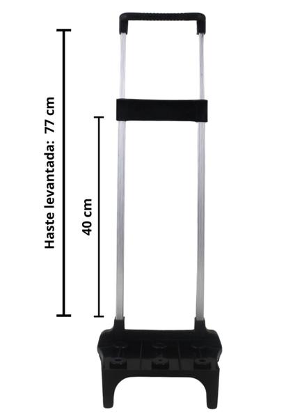 Imagem de Suporte Para Mochila Carrinho 2 Hastes Escolar
