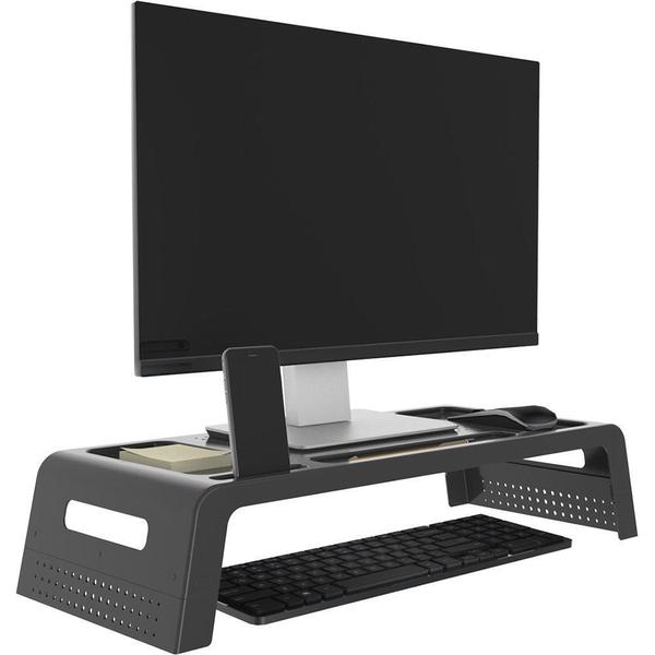 Imagem de Suporte Para Monitor Com Porta Smartphone Preto Maxcril