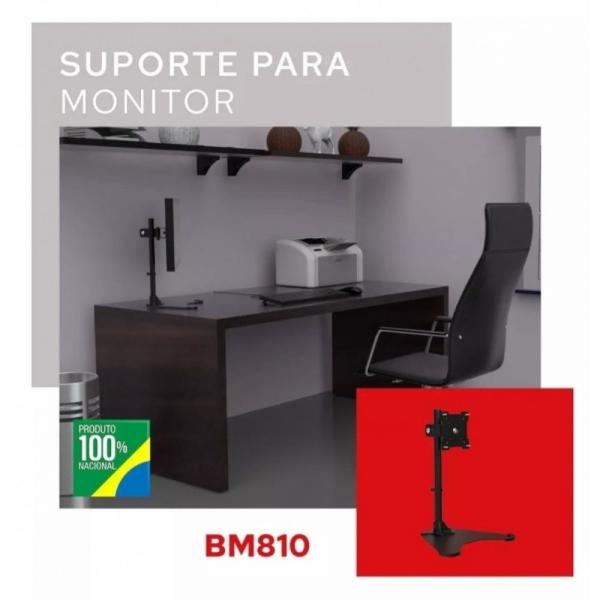 Imagem de Suporte para monitor ergonômico mesa 13 a 27 brasforma bm810