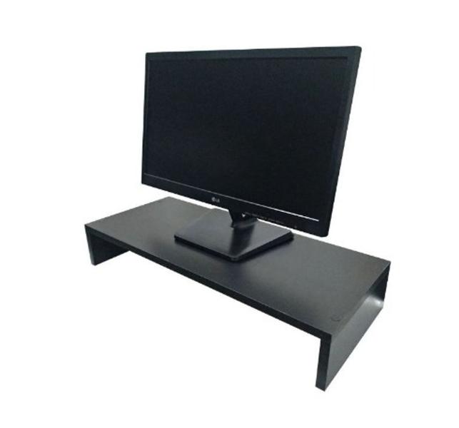 Imagem de Suporte Para Monitor Mdf Preto Simples pronta entrega