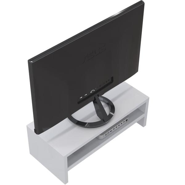 Imagem de Suporte Para Monitor Stand Home Office Lap 63 cm L03 Branco - Lyam