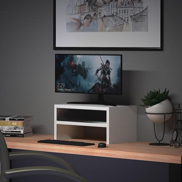 Imagem de Suporte Para Monitores Elevado Mesa Ead Home Mdf Organização