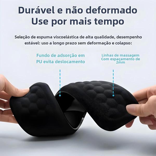 Imagem de Suporte para Mouse e Teclado com Encosto de Gel Massageador para Gamers