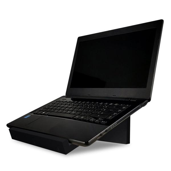 Imagem de Suporte para Notebook Base de Mesa Ergonômica Gamer Spark Preto