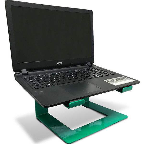 Imagem de Suporte Para Notebook Laptop Stand Dj Em Aço Macbook  Verde