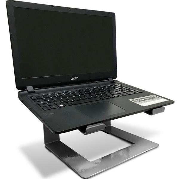 Imagem de Suporte Para Notebook Laptop Stand Dj Em Aço Prata