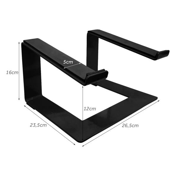 Imagem de Suporte Para Notebook Laptop Stand Dj Em Aço Preto