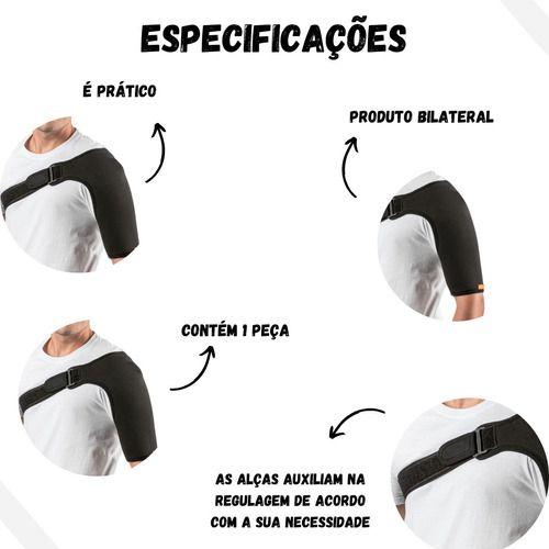 Imagem de Suporte Para Ombro Ombreira Bilateral Neoprene Hidrolight