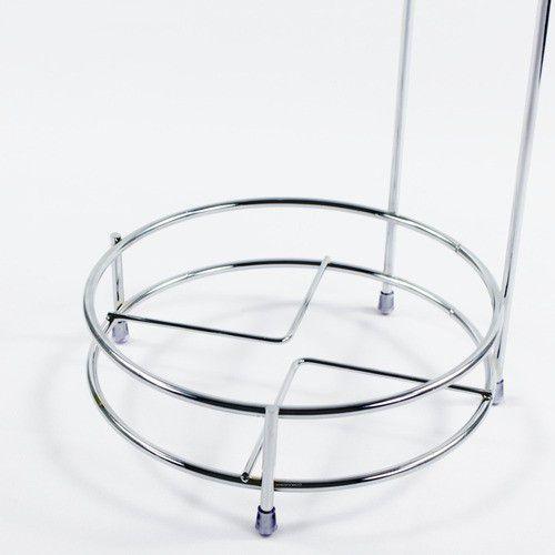 Suporte Para Papel Higiênico Com Lixeira Basculante Prata 5 Litros - Wp Connect Imagem de Suporte Para Papel Higiênico Com Lixeira Basculante Prata 5 Litros