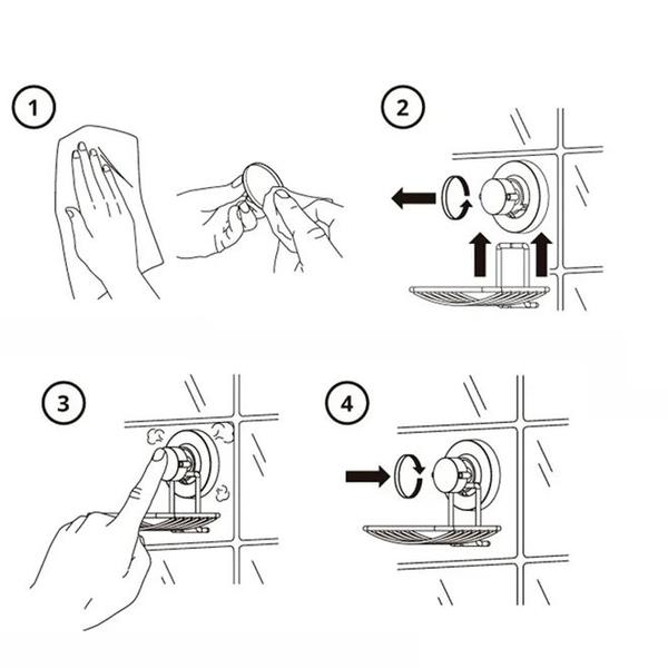 Imagem de Suporte para Papel Higiênico com Ventosa Cromado Future