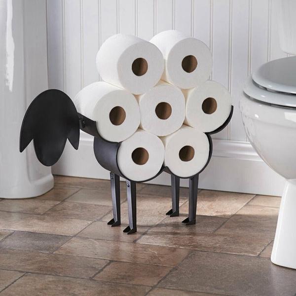 Imagem de Suporte para Papel Higiênico Decorativo Wokex Sheep - Livre-Standing