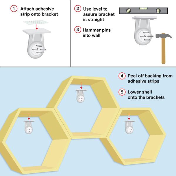 Imagem de Suporte para papel higiênico EXCELLO GLOBAL Honeycomb com abelhas amarelas