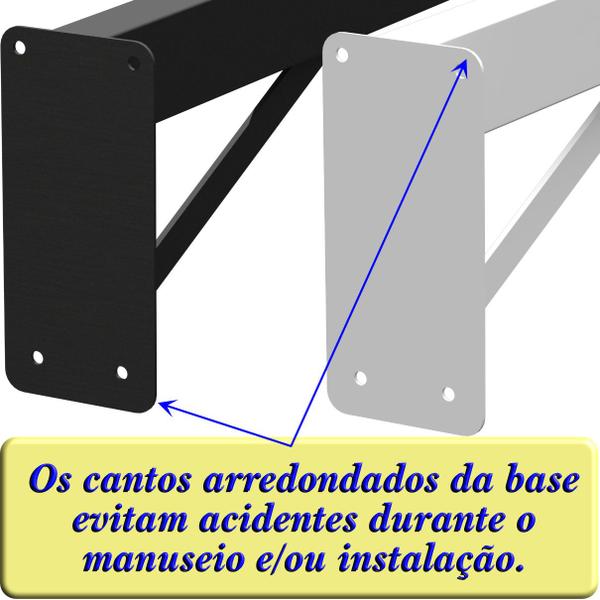 Suporte para Pia Cozinha 1 Und Granito Parafusar Grapa Bancada Mármore 50 cm Robusto - MULTIFORMA Imagem de Suporte para Pia Cozinha 1 Und Granito Parafusar Grapa Bancada Mármore 50 cm Robusto