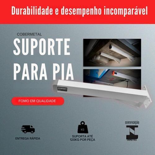 Imagem de Suporte para pia de parafuso 50cm 2un grapa bancada granito