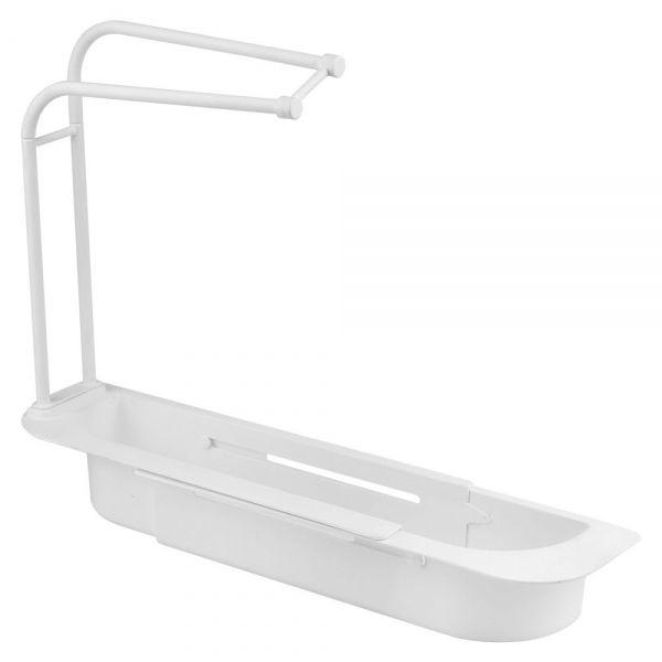 Suporte Para Pia Organizador Pano Esponja Detergente Cozinha Ajustável - CLINK Imagem de Suporte Para Pia Organizador Pano Esponja Detergente Cozinha Ajustável