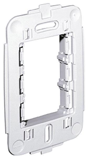 Imagem de Suporte para Placa 4x2 Legrand Pial Plus - para até 3 Módulos - Branco - 612122