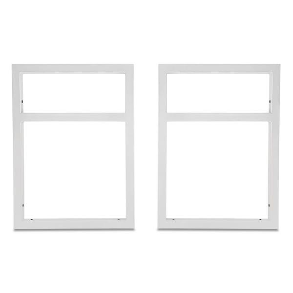 Imagem de Suporte para Prateleira de 25cm Design Industrial Milazzo Kit c/ 2 Branco