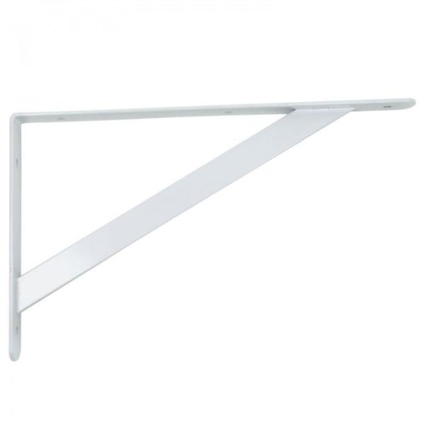 Imagem de Suporte para Prateleiras (Mão Francesa) Reforçado 40cm Branco Roloflex