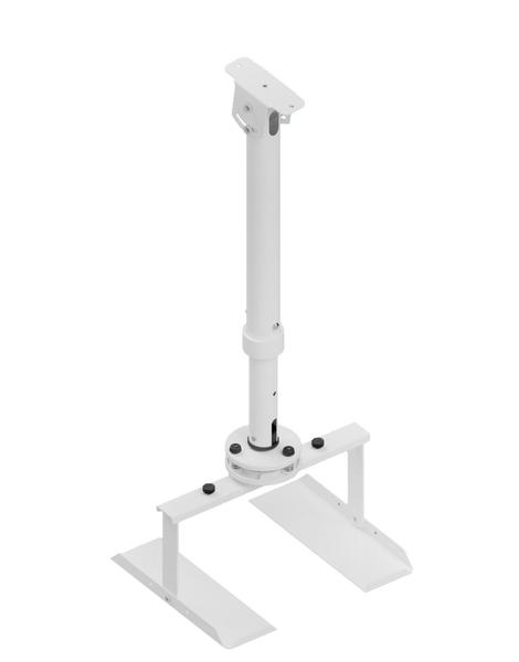 Imagem de Suporte para projetor fixo na parede /teto inclinado com bandeja 50 a 75 cm