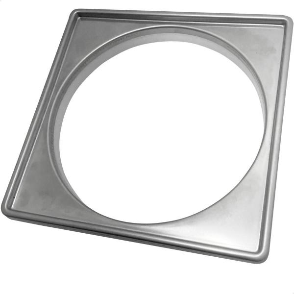 Suporte Para Ralo Click Inox 304 Caixilho Porta Grelha 10X10 - Dona D.Cor Imagem de Suporte Para Ralo Click Inox 304 Caixilho Porta Grelha 10X10