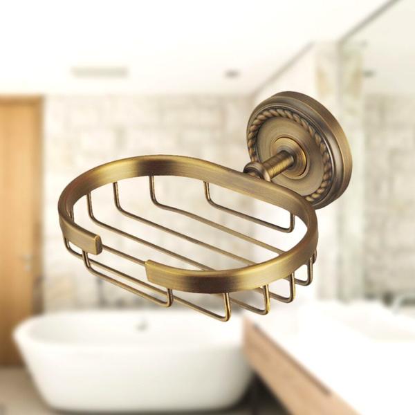 Imagem de Suporte para saboneteira Wokex Retro Style Vintage Brass