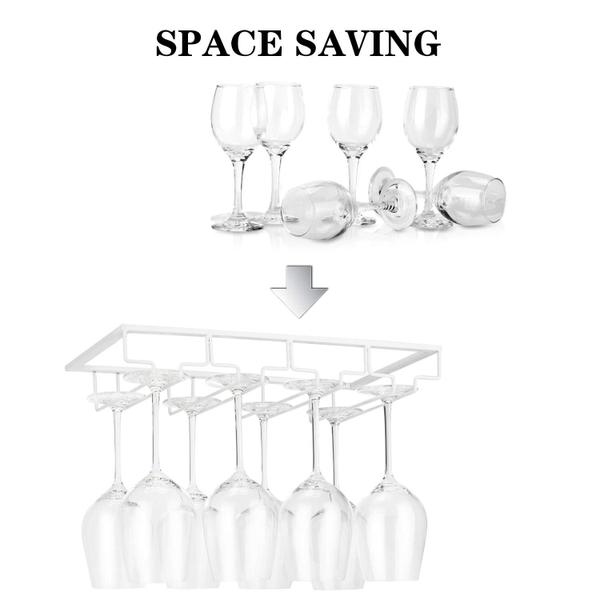 Imagem de Suporte para taças de vinho FOMANSH Under Cabinet Stemware Holder