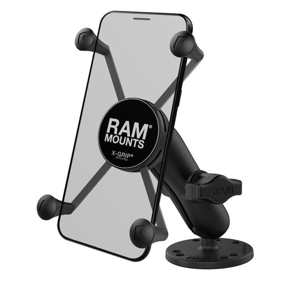 Imagem de Suporte para telefone RAM MOUNTS X-Grip Large com base detalhada