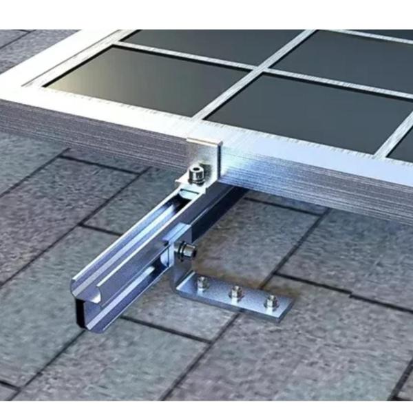 Imagem de Suporte Para Telha Metálica Trapezoidal Energia Solar 2 Un