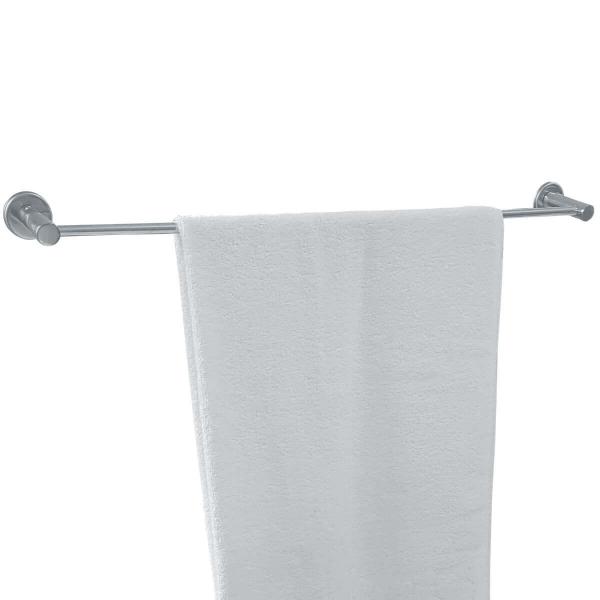 Suporte Para Toalha De Banho Toalheiro 60cm Redondo Aço Inox Jasmim - Zanline Imagem de Suporte Para Toalha De Banho Toalheiro 60cm Redondo Aço Inox Jasmim