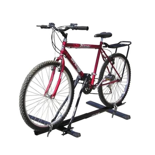 Suporte para transporte de bicicleta no teto do carro transbike calha - PEIXINHO Imagem de Suporte para transporte de bicicleta no teto do carro transbike calha