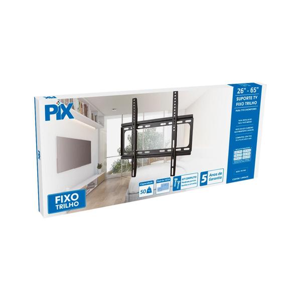 Imagem de Suporte Para Tv 26 A 65 Inclinável Pix Px-Ft40 Montado Preto